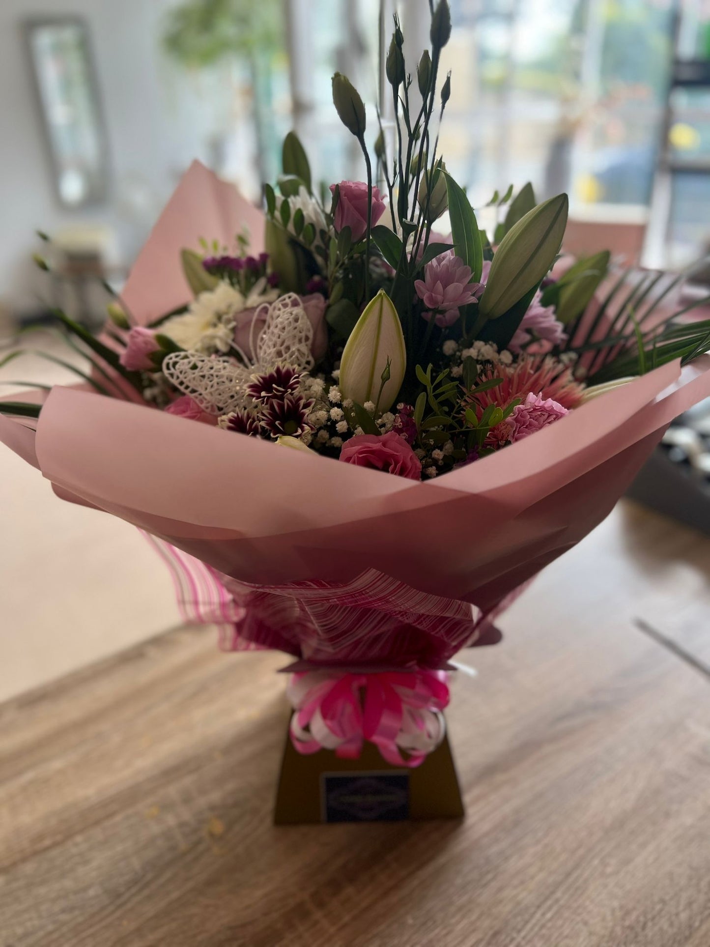 Mixed Pink Flower Bouquet