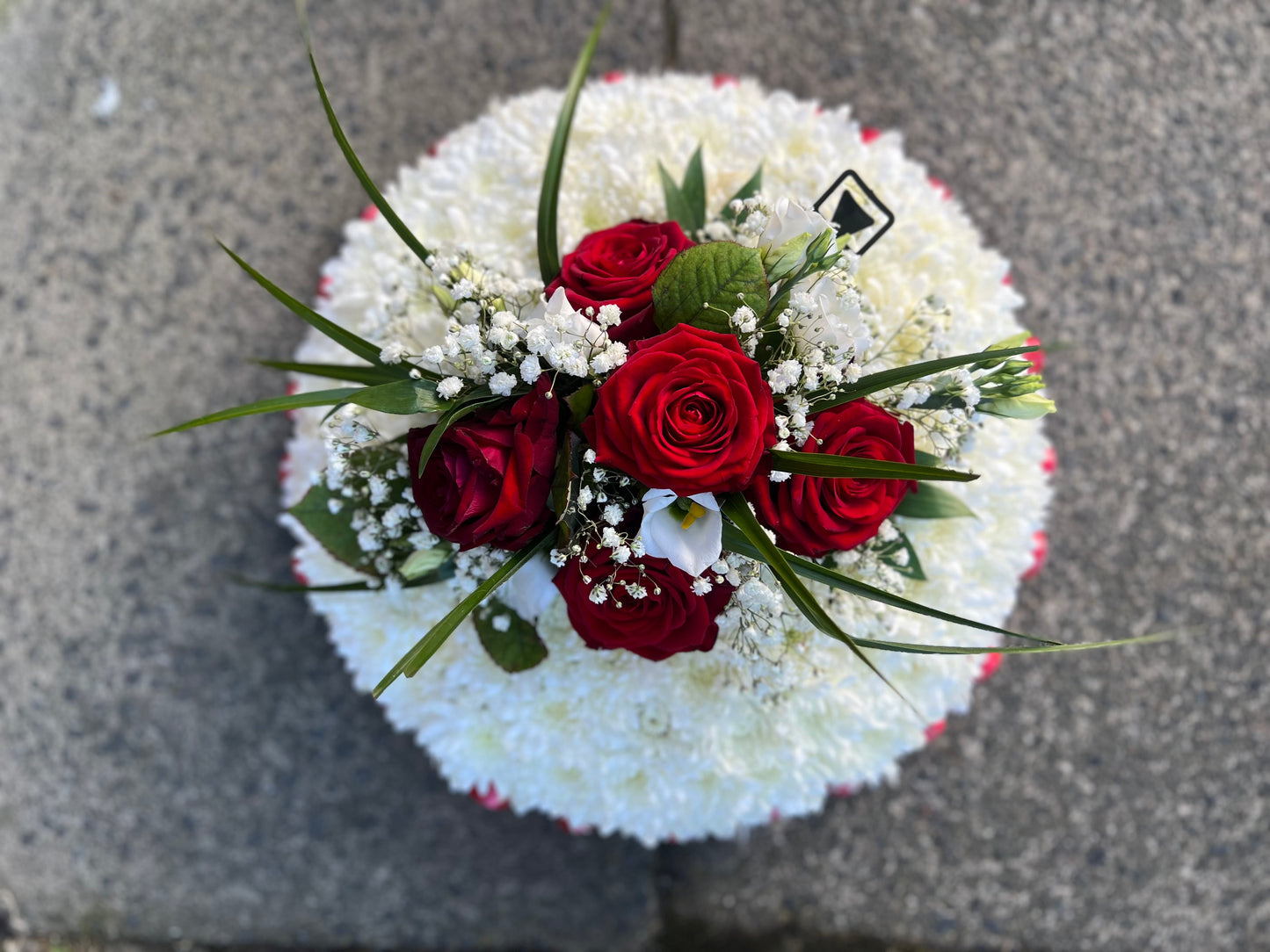 Posy Pad Flowers - White Based Posy Pad Arrangements