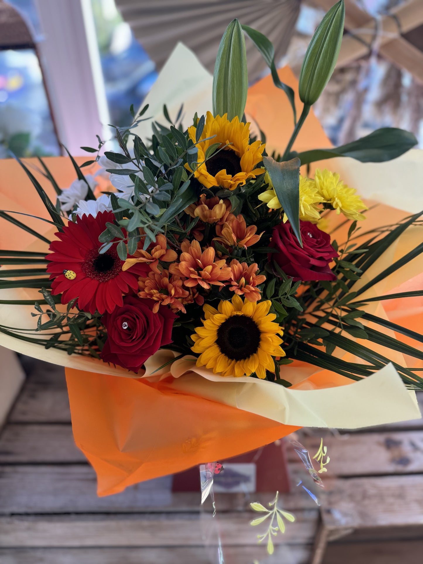Beautiful Bouquet of Flowers Vibrant Colours