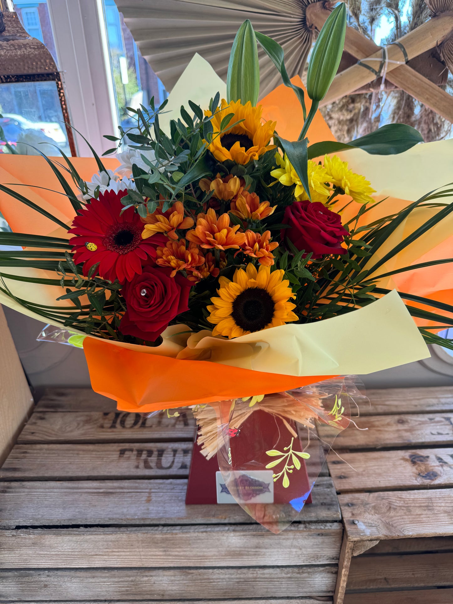 Beautiful Bouquet of Flowers Vibrant Colours