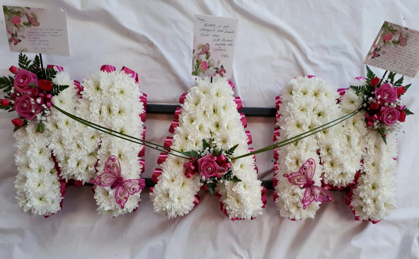 Funeral Flowers Letters - Mam Funeral Flowers