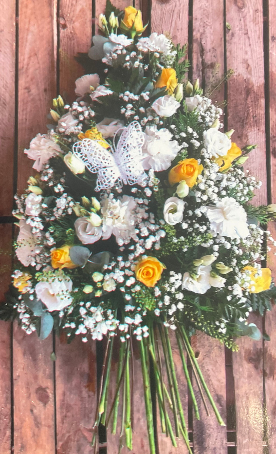 Mixed Flower Sheaf - Funeral Sheaf Flowers