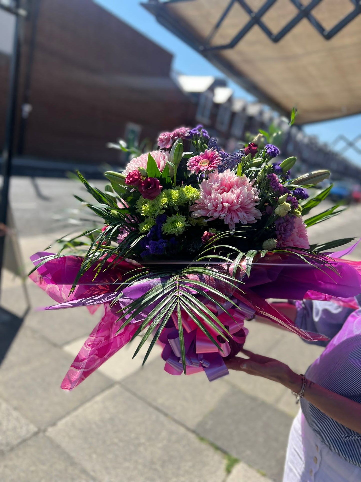 Stunning Purple Flower Bouquet