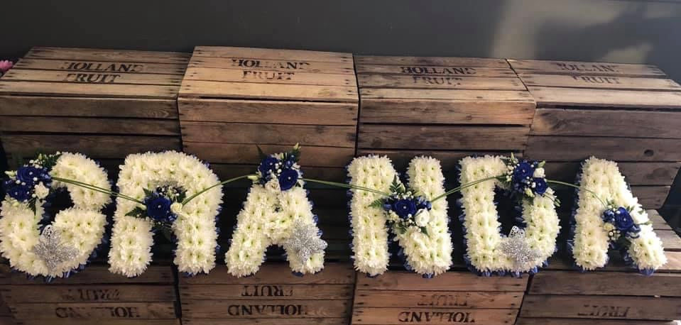 Funeral Flowers Letters - Granda Funeral Flowers
