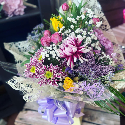 Mixed Bouquet - Purple and Yellows