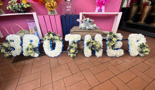 Brother Funeral Flowers Letters