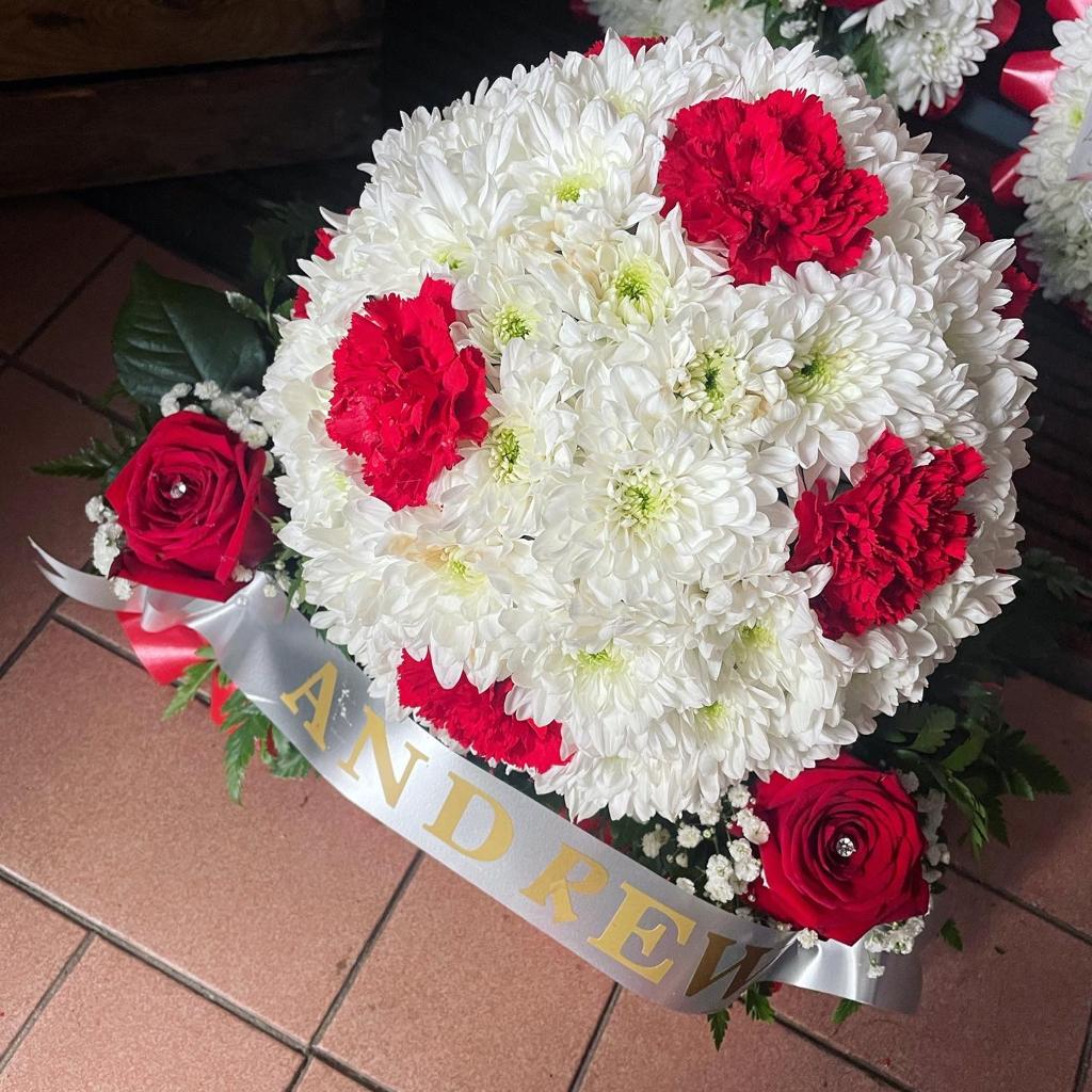 Flowers Football Funeral Flowers