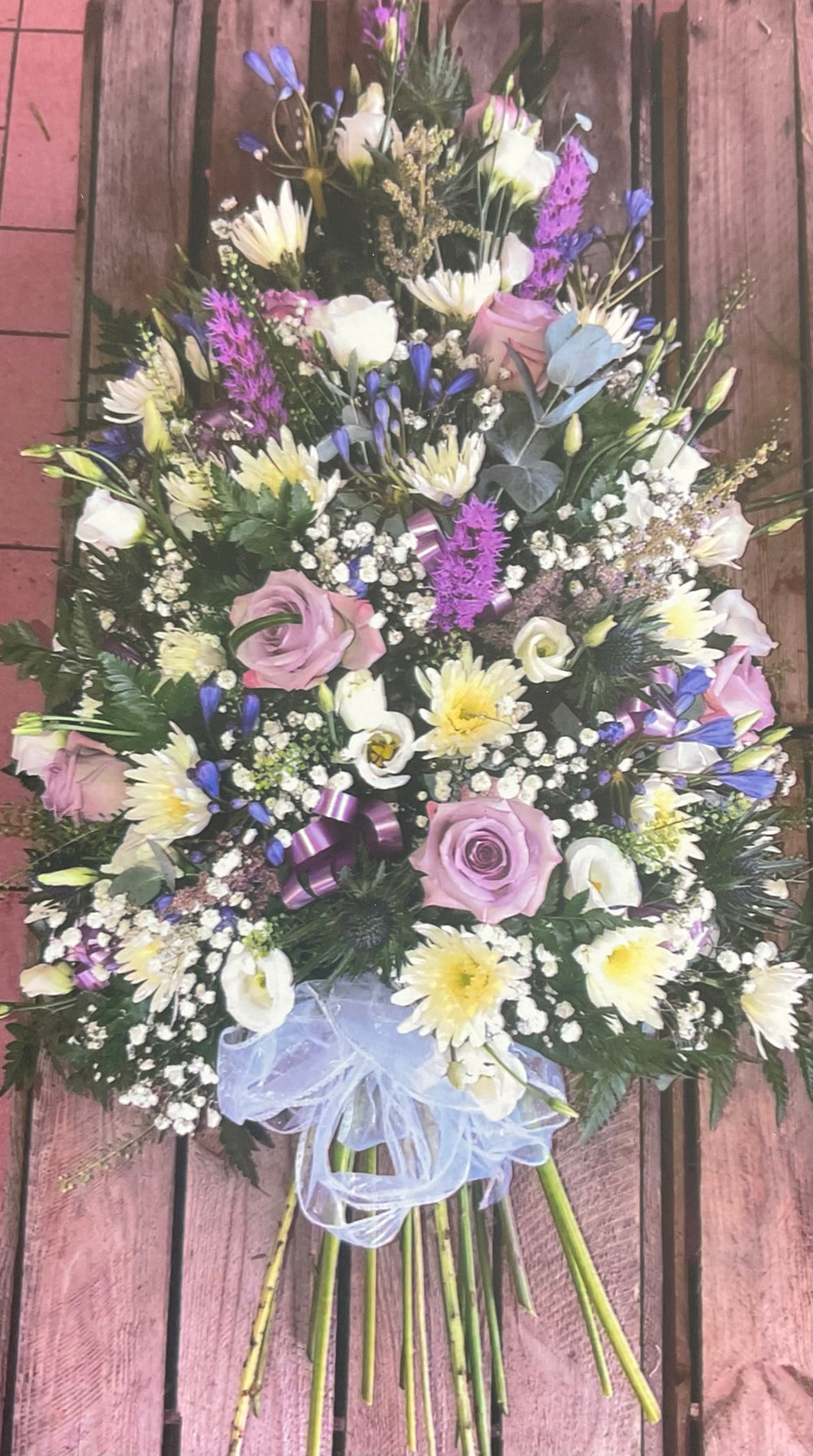 Mixed Flower Sheaf - Funeral Sheaf Flowers