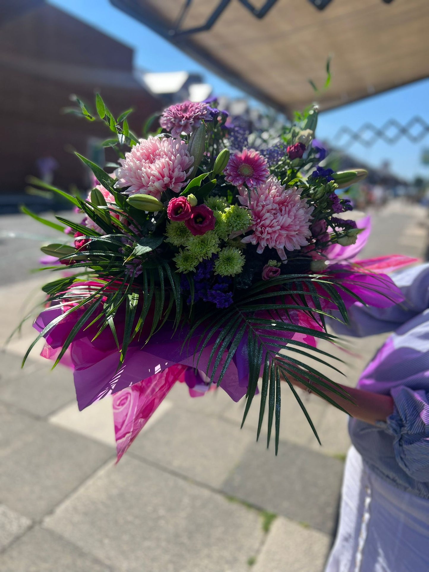 Stunning Purple Flower Bouquet